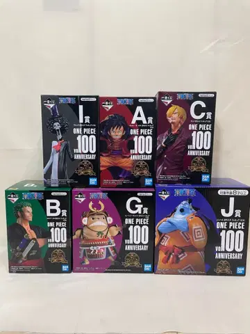 원피스 vol.100 ANNIVERSARY 피규어 6체 세트