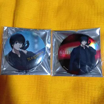 사카모토 데이즈 플라자 Night Rain 오로라 & 금박 캔뱃지 나구모