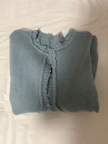 W.W.G 스카이블루 긴팔 가디건