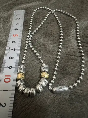 빌월 비즈 목걸이 billwallleather 희귀 레어 b