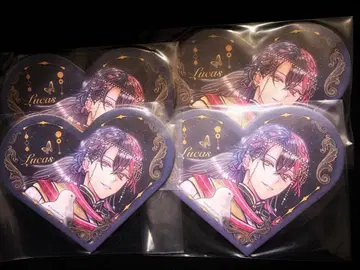 악마 집사와 검은 고양이 하트 색지 루카스