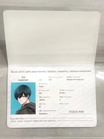 블루 록 이토시 린 여권