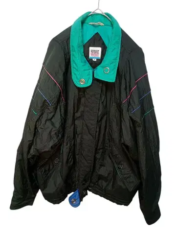 WINTERSET 나일론 자켓 M 블랙/그린 80s~90s