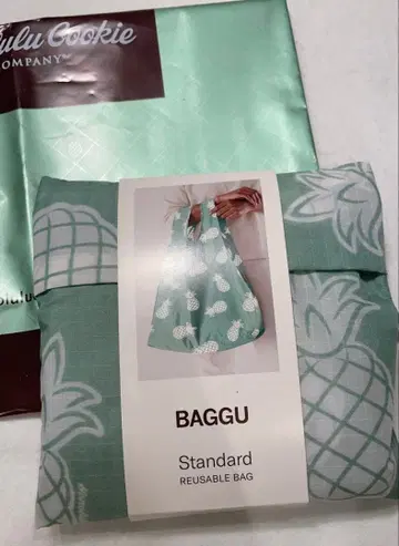 새상품 BAGGU 하와이 한정판 호놀룰루 쿠키 에코백