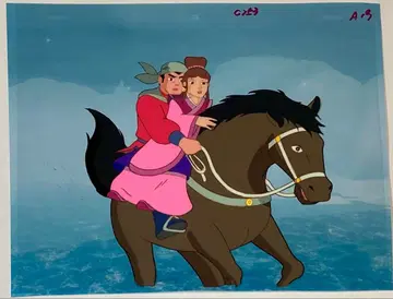 z58 삼국지 애니메이션 셀화 [ 요코야마 미츠테루 작화 ] 배경화 포함