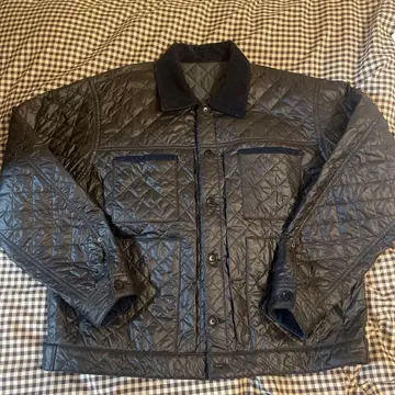 AIVER 퀼팅 워크 블루종