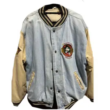 디즈니 바시티 자켓 빈티지