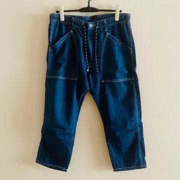 Lee 다크 블루 7부 기장 팬츠