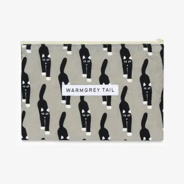 WARMGREY TAIL 플랫 파우치 M