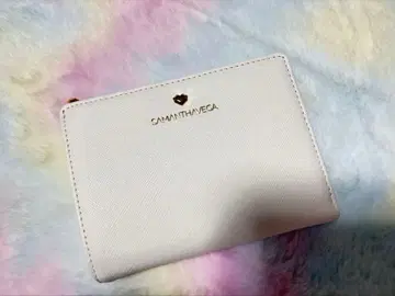 Samantha 사만사 하트 로고 심플 접이식 지갑 미사용 새상품