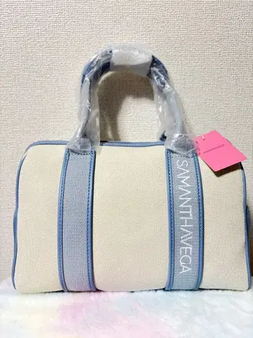 Samantha 사만사 로고 테이프 보스턴 백 미사용 새상품 택 포함