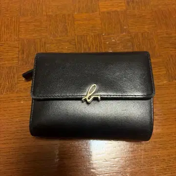 블랙 3단 폴더형 지갑