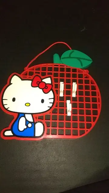 헬로키티 벽걸이 월넷 키후크 사과키티