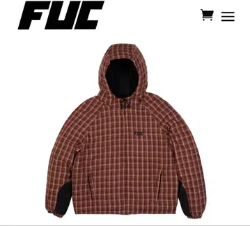 FUC 리버서블 다운 자켓 M