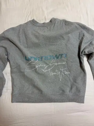 unknown Signature Rhinestone Crew Neck