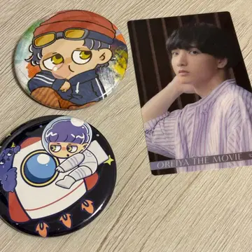 고바야시 치아키 마오미치 캔뱃지 클리어 카드