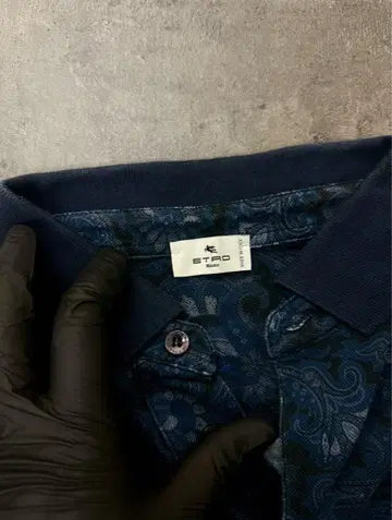 ETRO 페이즐리 피케 셔츠