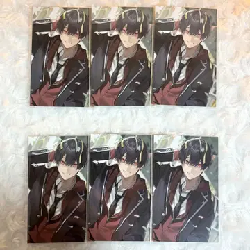 니지산지 쿠츠하 랜덤 포토풍 카드 6장 세트