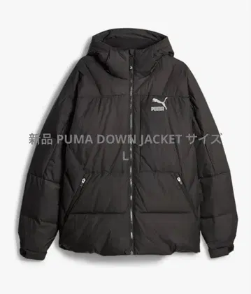 PUMA 다운 자켓 푸마 다운 자켓 사이즈 L 블랙