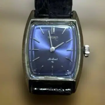 SEIKO 앤티크 하이 비트 수동 와인딩 시계 보라색 다이얼
