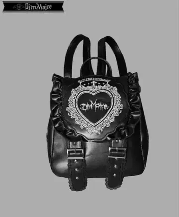 Dim Moire 블랙 백팩