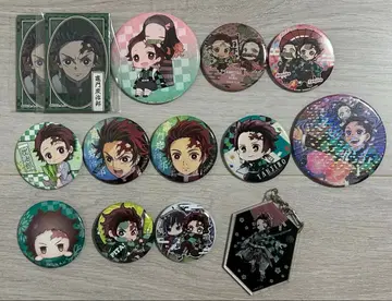 귀멸의 칼날 카마도 탄지로 캔뱃지 세트