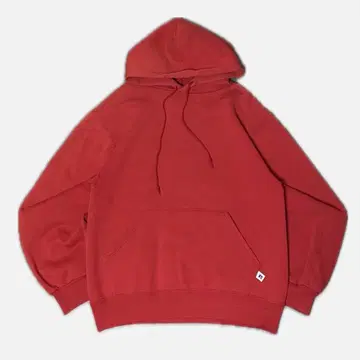 러셀 애슬레틱 무지 90s 후드티 레드 usa제