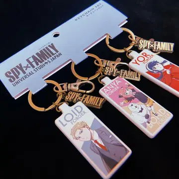 유니버셜 USJ 스파이 패밀리 키체인 키체인 세트