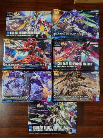 건담 빌드 파이터즈 건담 빌드 메타버스 건담 프라모델 7종 세트