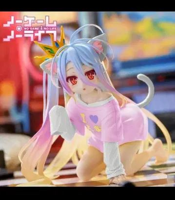 노 게임 노 라이프 Desktop Cute 피규어 화이트 고양이 귀 셔츠