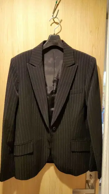 SUNROSE 선로즈 여성용 스트라이프 포멀 자켓