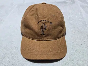 Carhartt 브라운 선인장 자수 캡