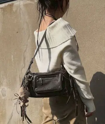 [ BLACK PURPLE ] Marco Bag 마르코 숄더백