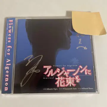 뮤지컬 앨저넌에게 꽃다발을 CD 2006년판 우라이 켄지 사인 포함