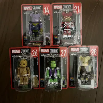 MARVEL STUDIOS 베어브릭 5개 세트