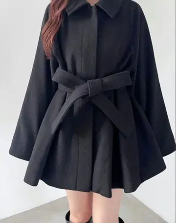 Heather 멀티WAY 케이프 미들 코트