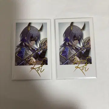 코야나기 로우 폴라로이드 레어 2장