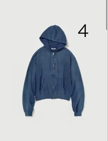 PRODUCT DYED SWEAT ZIP PARKA LIGTH NAVY