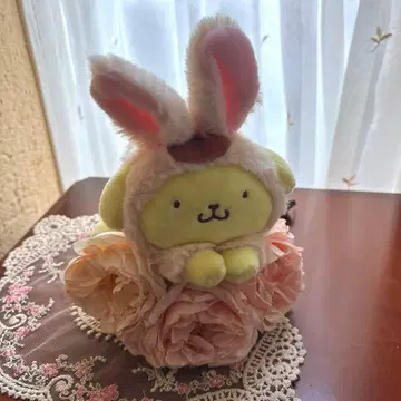 폼폼푸딩 마메푸치 시리즈 토끼 마스코트 2018년 레트로