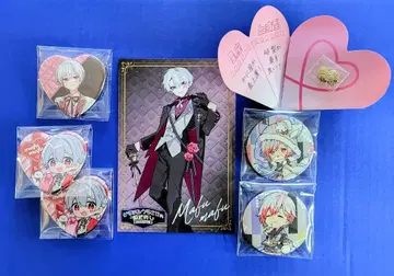 마후마후 캔뱃지 엽서 사랑 복권 7개 세트