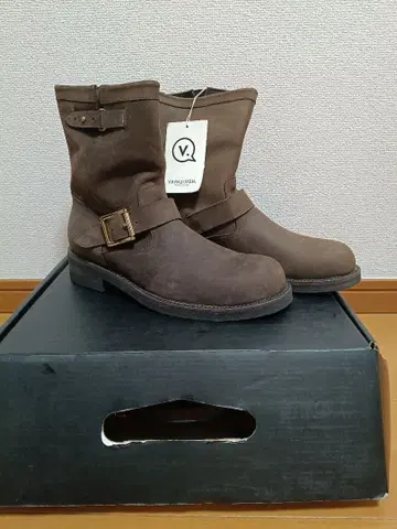 뱅퀴시 VANQUISH 브라운 엔지니어 부츠 사이즈 1