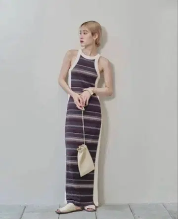 Todayful 자카드 보더 드레스