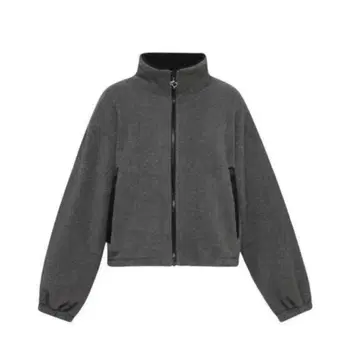 the Virgins heart charm zip fleece