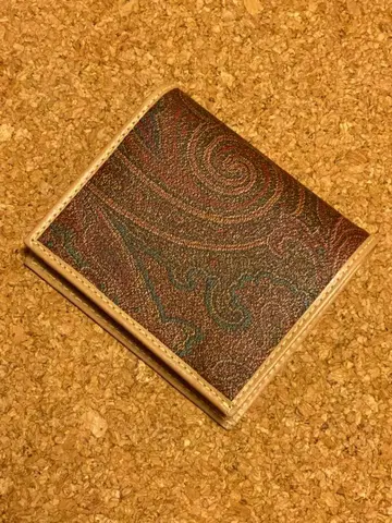 감사 가격 레어템 ETRO 에트로 이단 접이식 지갑