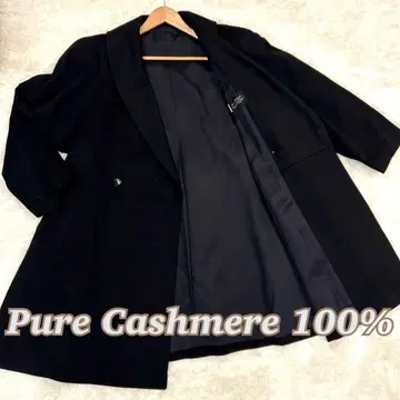 컨디션 최상 캐시미어 100% 2버튼 더블 양면 체스터 코트 L 상당