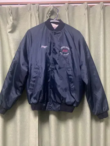 USA WESTARK 나일론 블루종 자수 로고 00s 빈티지