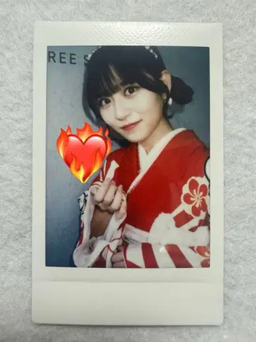 FRUITSZIPPER 월아시 아마네 랜덤 폴라로이드 기모노