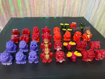 고질라 츠부라야 에이지 전시 한정판 손가락 인형 피규어 35개