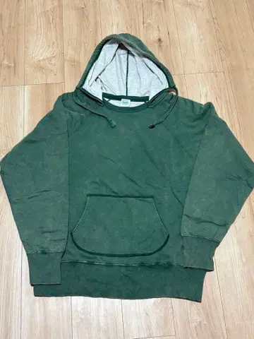 BACKERS 후가공 후드티 L 사이즈 그린