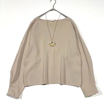 DORESSTERIOR 드레 보트넥 코튼 풀오버